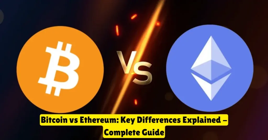 bitcoin vs ethereum key differences explained - complete guide