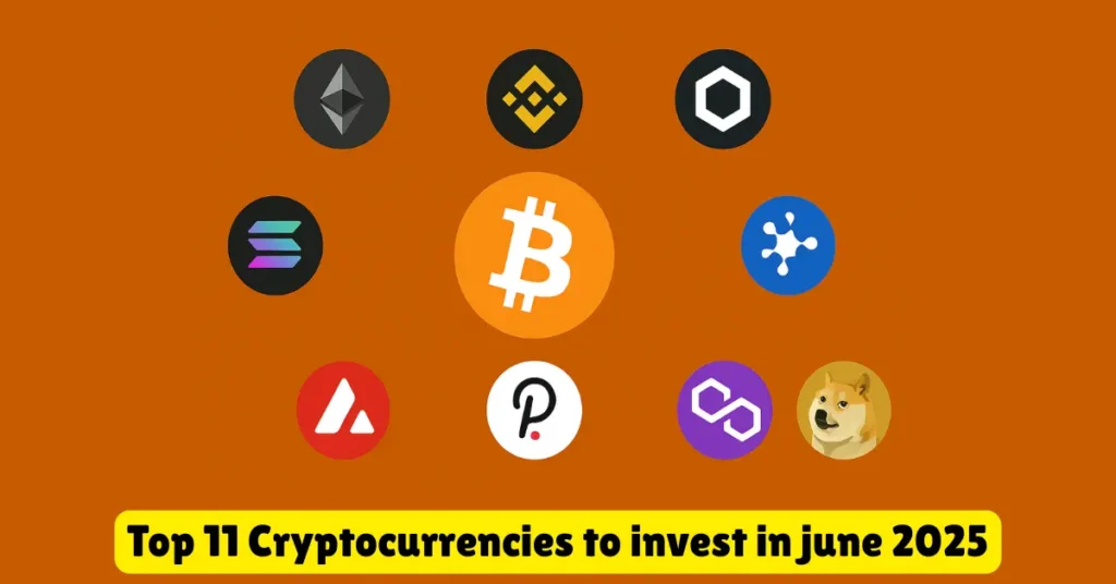 top 11 cryptocurrencies to invest in june 2025 - coinsify